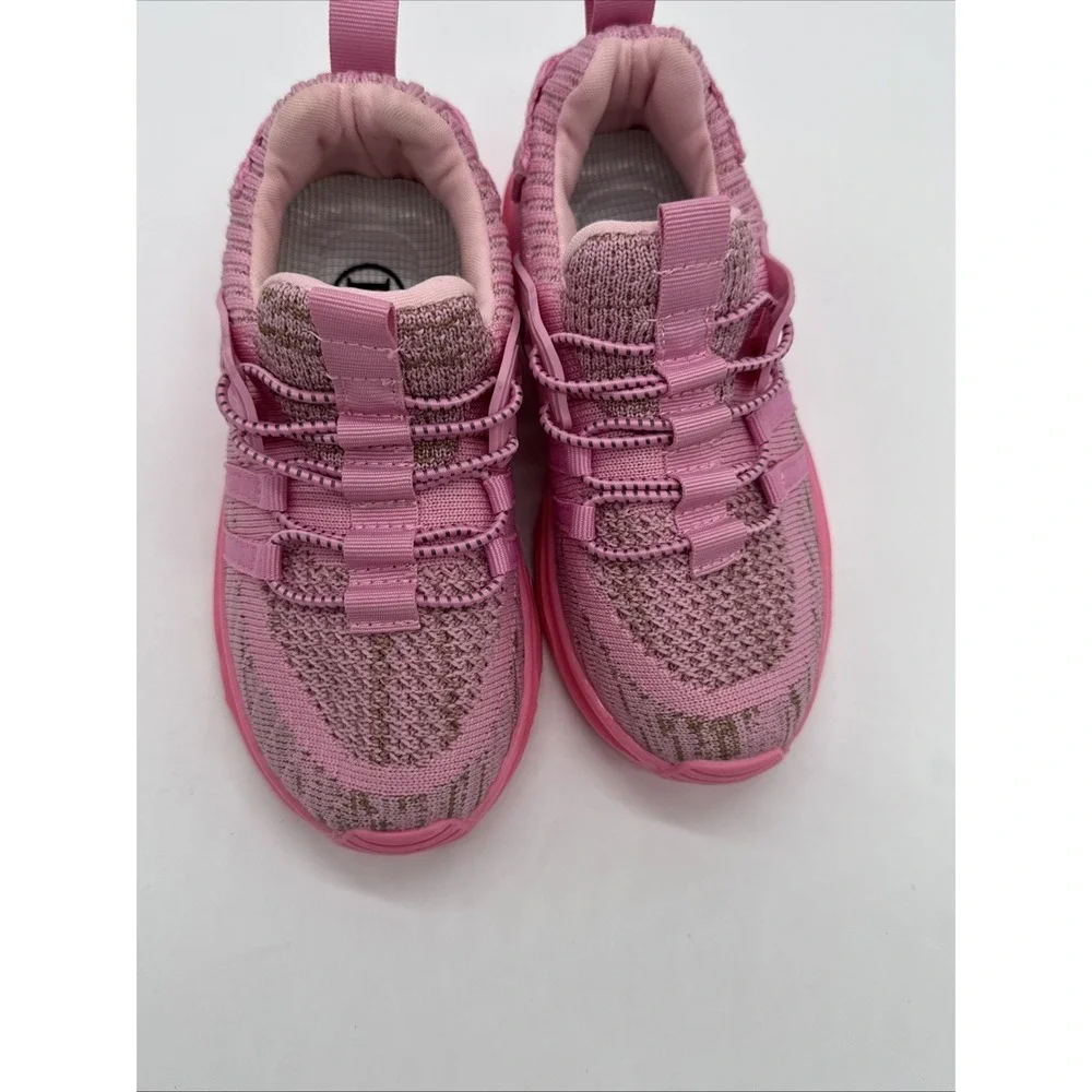 Kids Sneakers Girls Running Shoes Lightweight Outdoor Tennis Shoes 10 Pink New